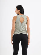 Women's Open-Back Cross-Over Crop Top