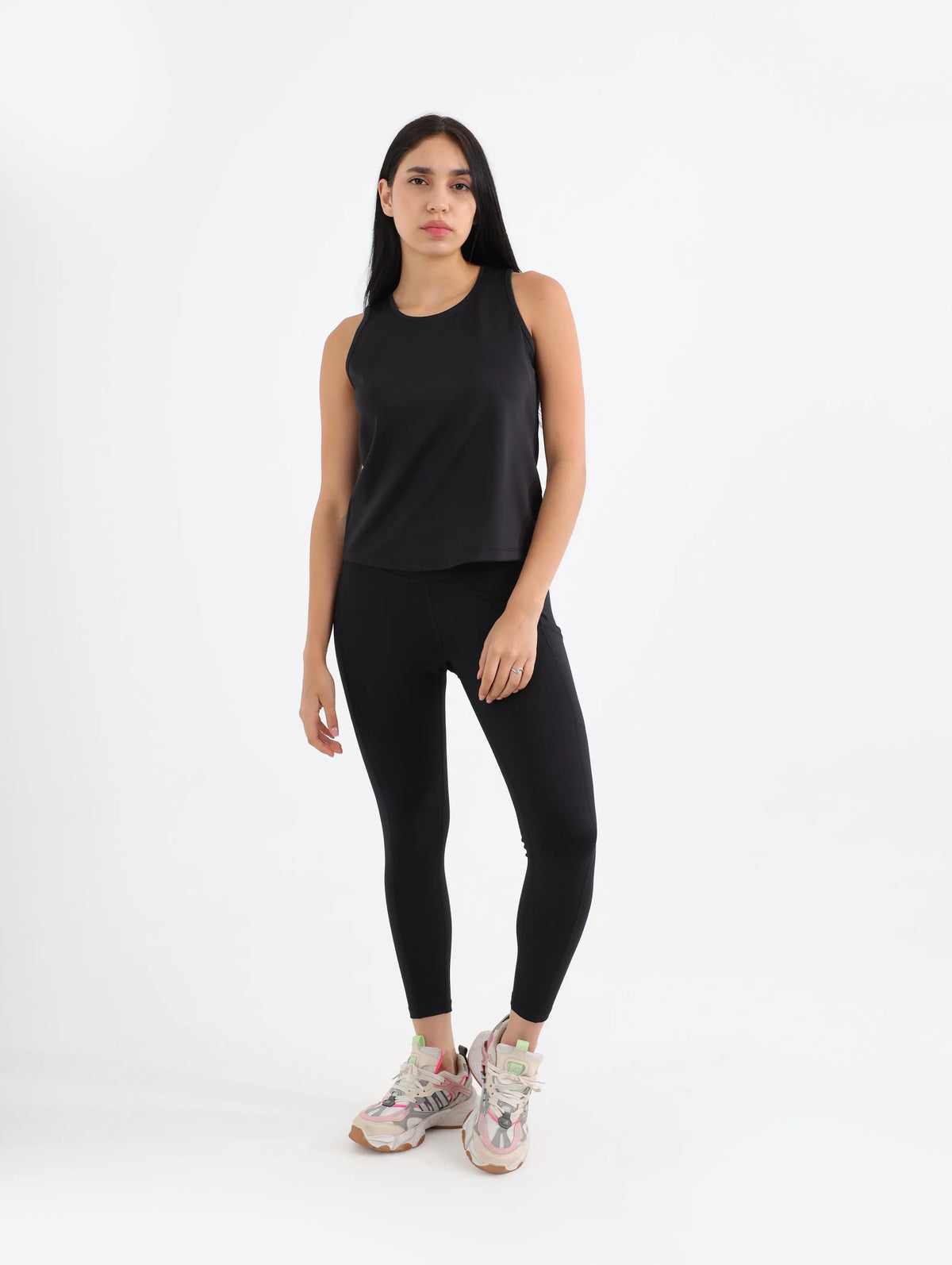 Women's Open-Back Cross-Over Crop Top