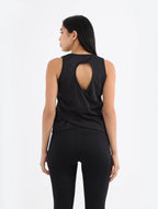 Women's Open-Back Cross-Over Crop Top