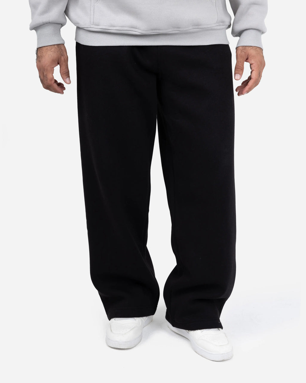 Men's Wide-Leg Elastic-Waist Pants