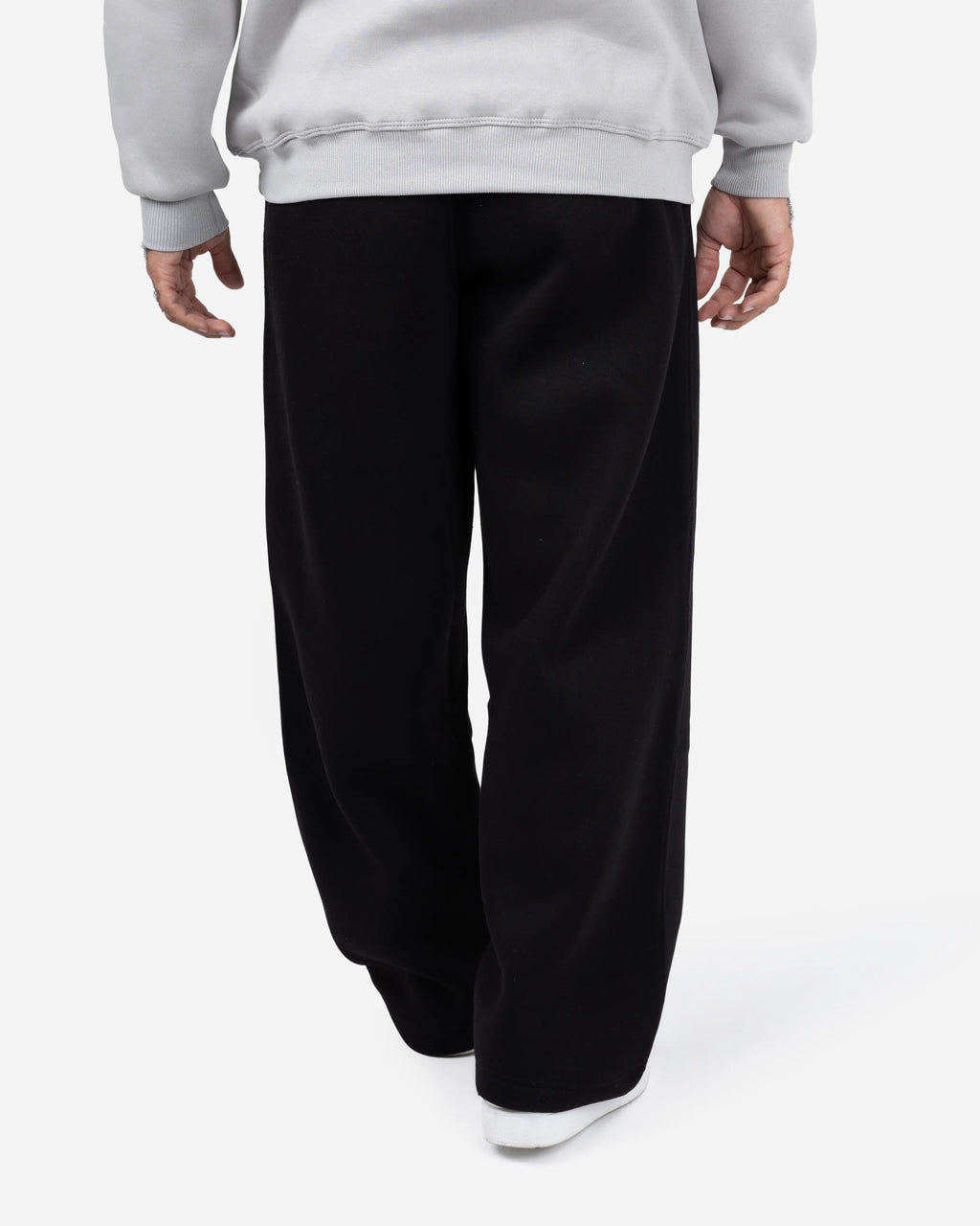 Men's Wide-Leg Elastic-Waist Pants