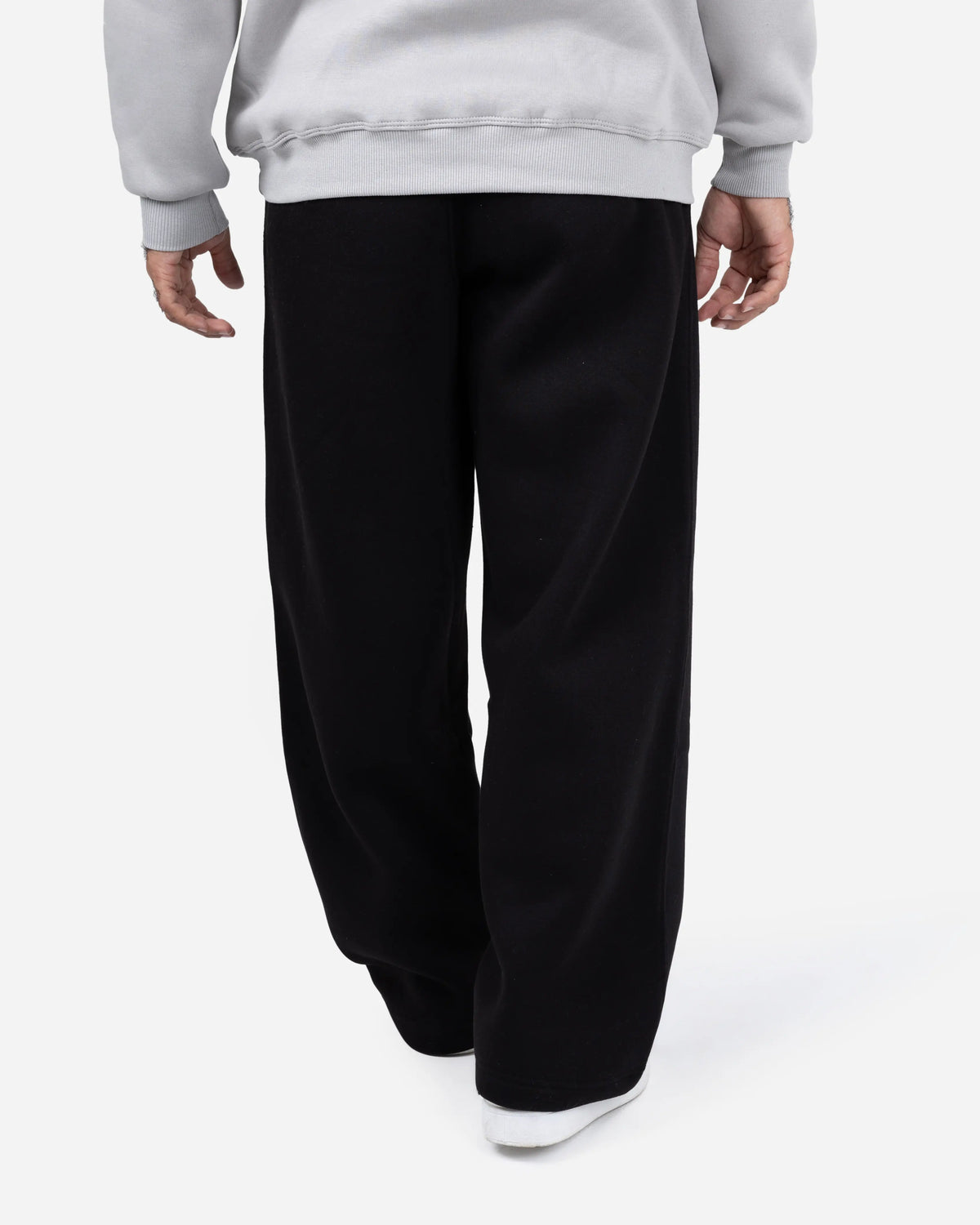 Men's Wide-Leg Elastic-Waist Pants