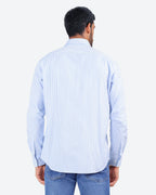 قميص مقلم اكسفور بكم *m-2xl*BeNeshty