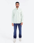 قميص مقلم اكسفور بكم *m-2xl*BeNeshty