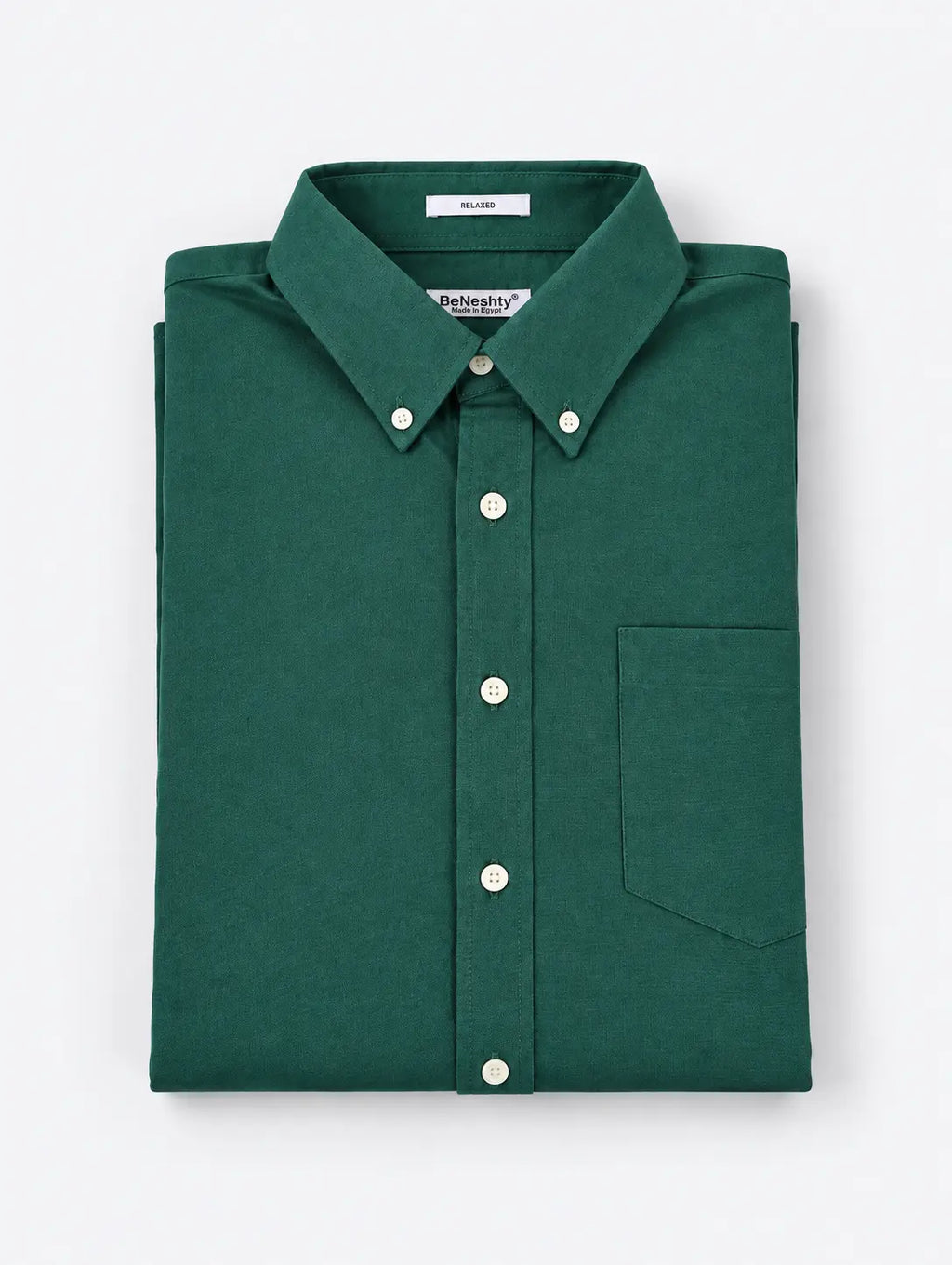 Men's Long-Sleeve Oxford Shirt