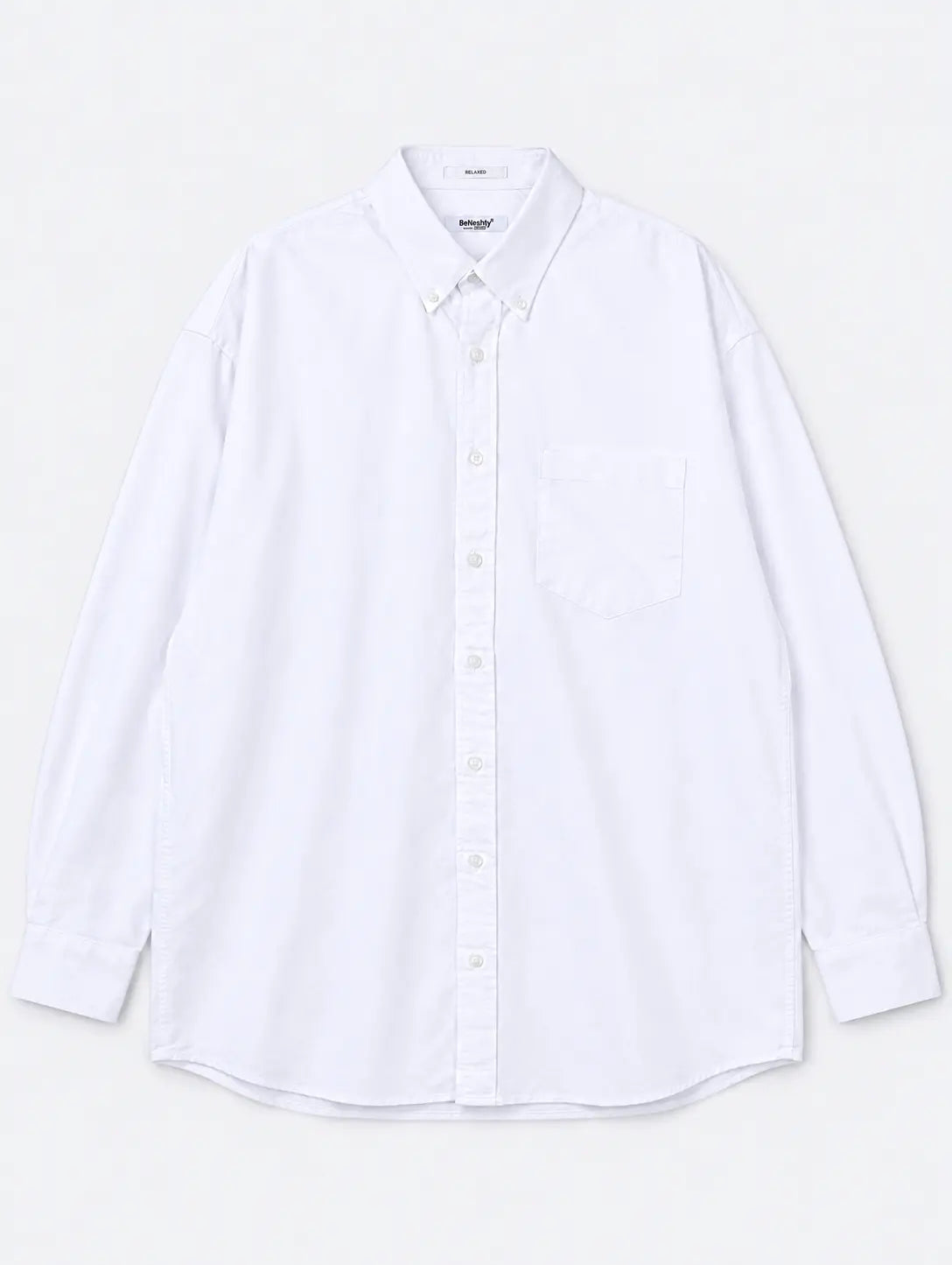 Men's Long-Sleeve Oxford Shirt