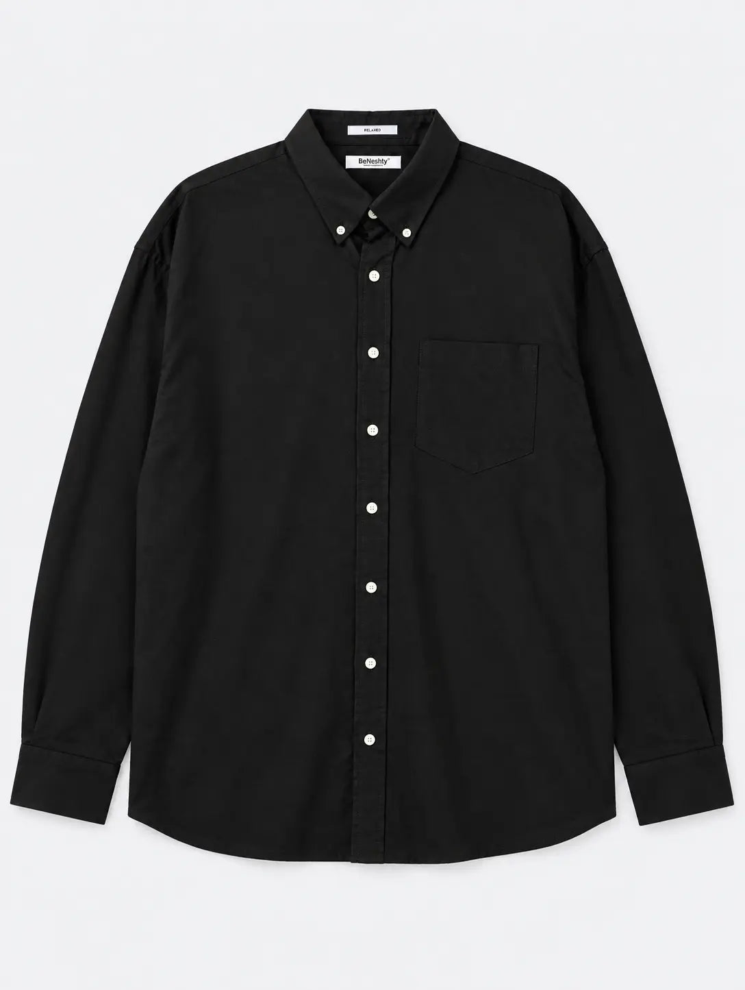 Men's Long-Sleeve Oxford Shirt