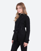 Women's Belted Knit Jacket