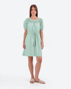 Women's Short-Sleeve Embroidered Dress