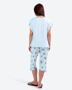 بيجامة كت برمودا فسكوز فراشة UnFinished burda