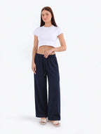 بنطلون وايد لبج انترلوك S-2XL*BeNeshty*