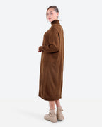 Women's Knit High-Neck Dress