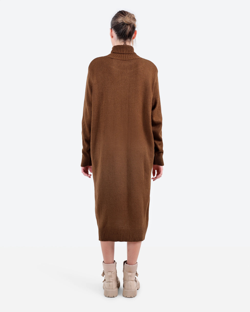 Women's Knit High-Neck Dress