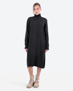 Women's Knit High-Neck Dress