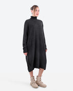Women's Knit High-Neck Dress
