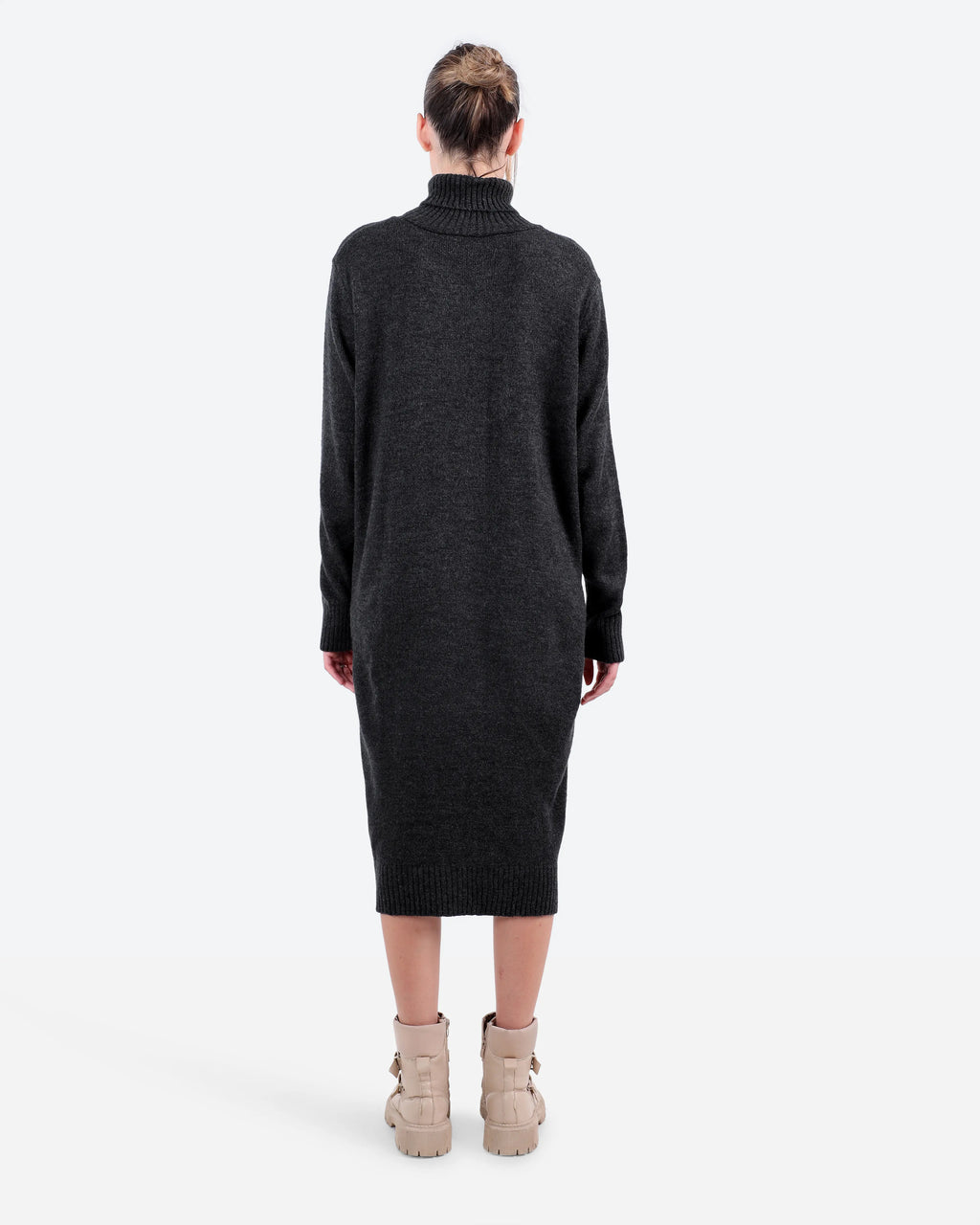 Women's Knit High-Neck Dress