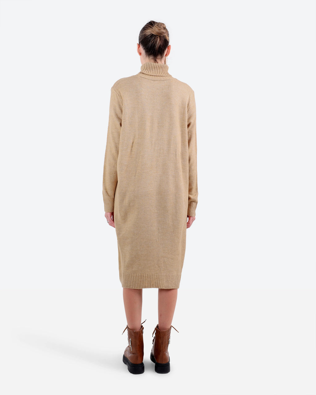 Women's Knit High-Neck Dress