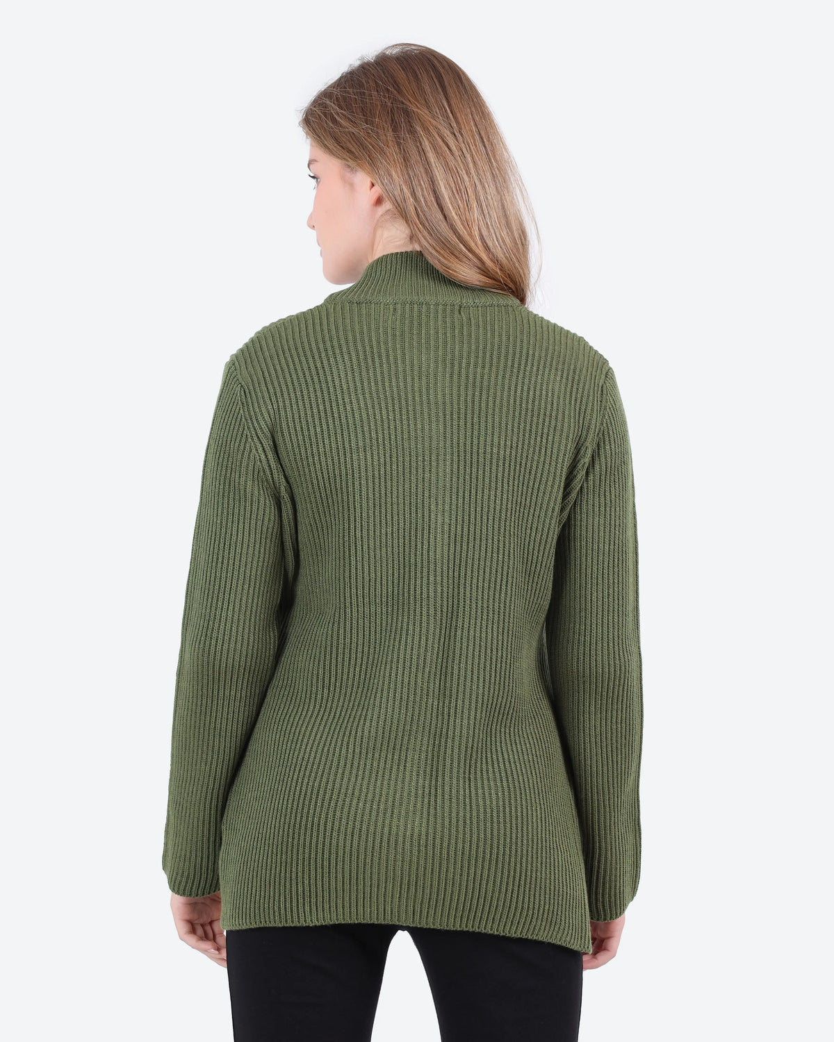 Women's Belted Knit Jacket