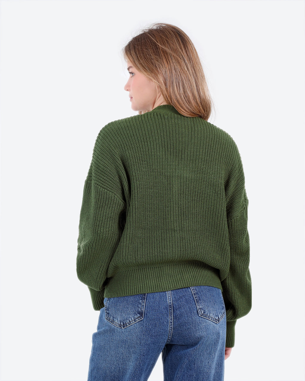 Women's Cropped Knit Cardigan