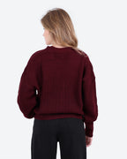 Women's Cropped Knit Cardigan