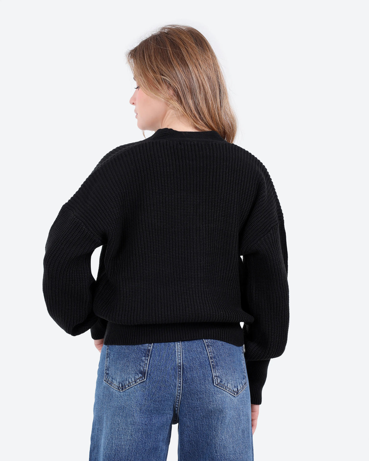 Women's Cropped Knit Cardigan