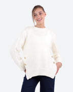 Women's Button-Detail Jumper