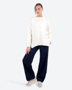 Women's Button-Detail Jumper