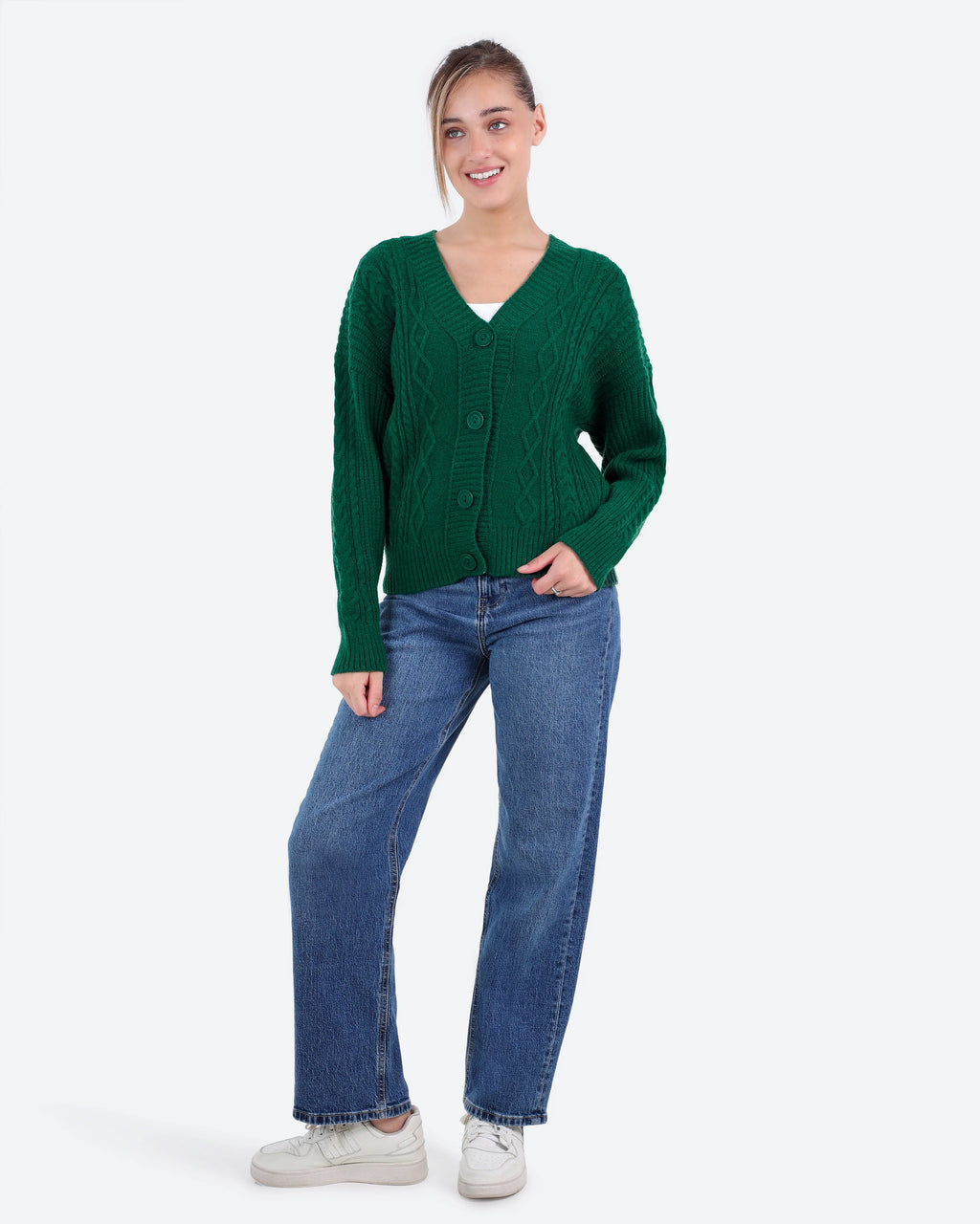 Women's Cable Knit Cardigan