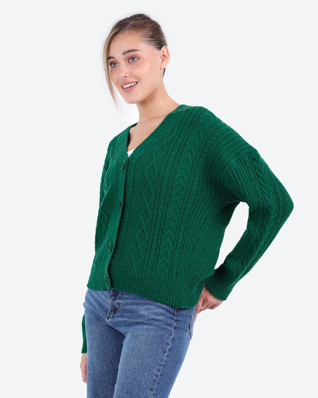 Women's Cable Knit Cardigan