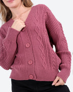 Women's Cable Knit Cardigan