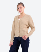 Women's Cable Knit Cardigan