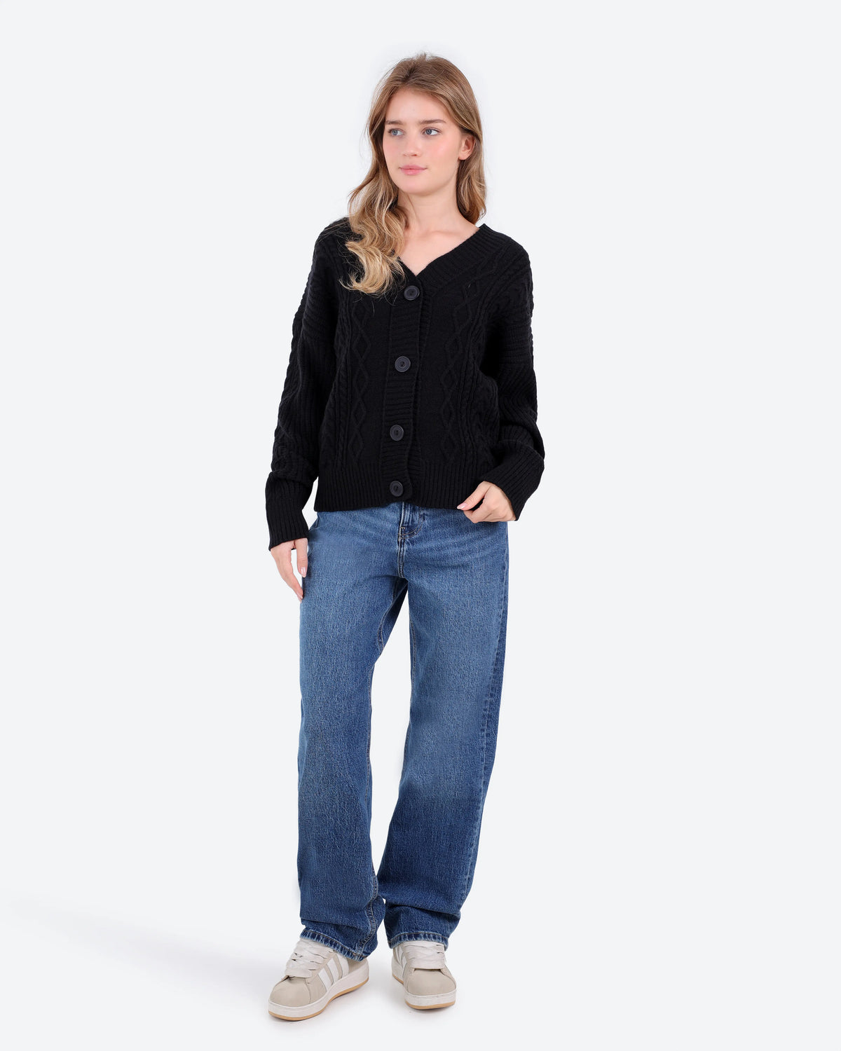 Women's Cable Knit Cardigan