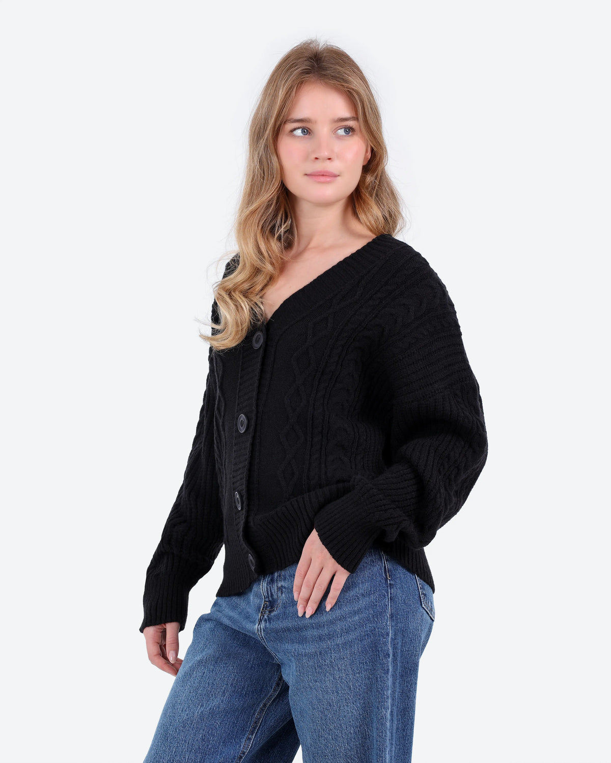 Women's Cable Knit Cardigan