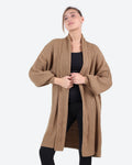 Women's Long Ribbed Cardigan