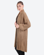 Women's Long Ribbed Cardigan