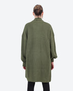 Women's Long Ribbed Cardigan