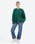 Women's Oversized Textured Knit Sweater