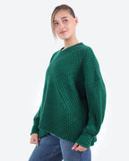 Women's Oversized Textured Knit Sweater