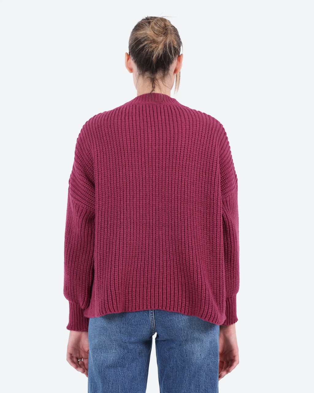 Women's Oversized Textured Knit Sweater
