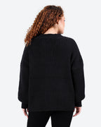 Women's Oversized Textured Knit Sweater