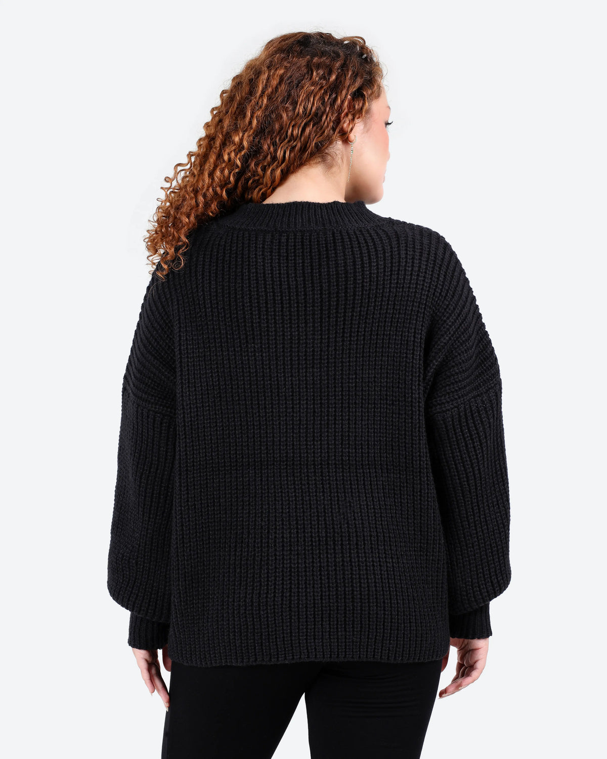 Women's Oversized Textured Knit Sweater