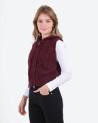 Women's Knit Zip Vest