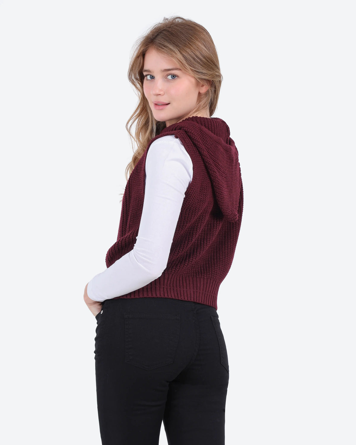 Women's Knit Zip Vest