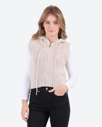 Women's Knit Zip Vest