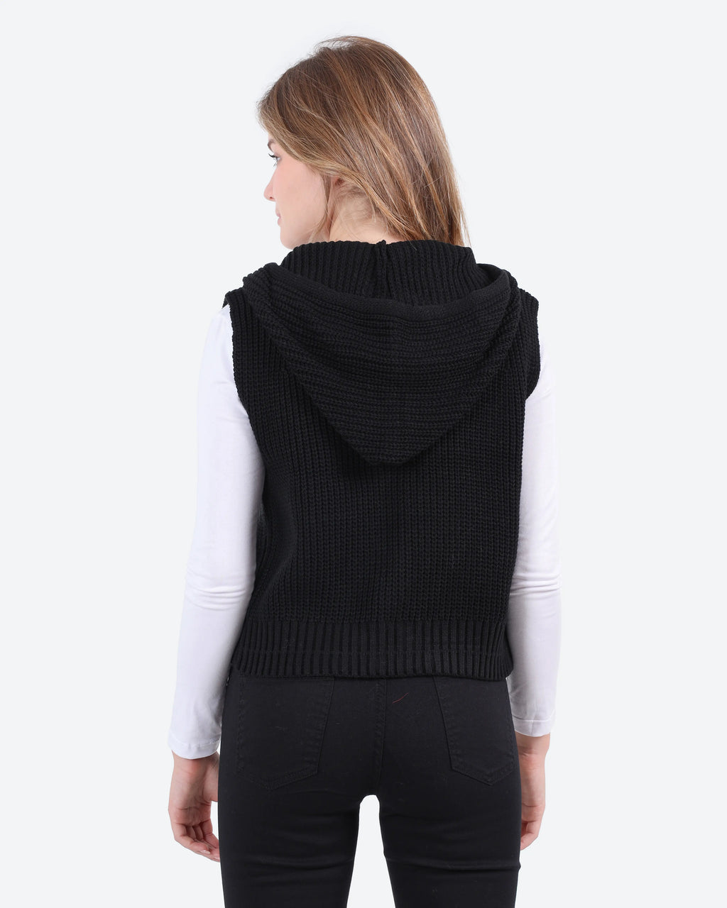 Women's Knit Zip Vest