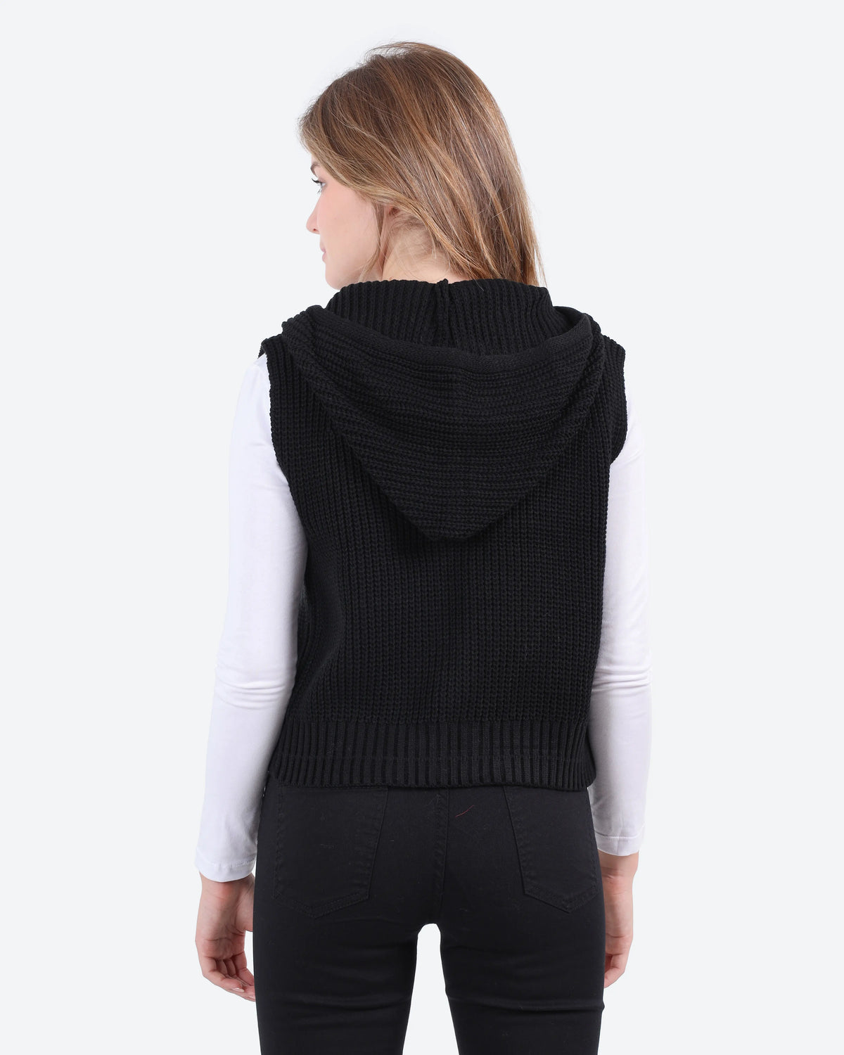 Women's Knit Zip Vest
