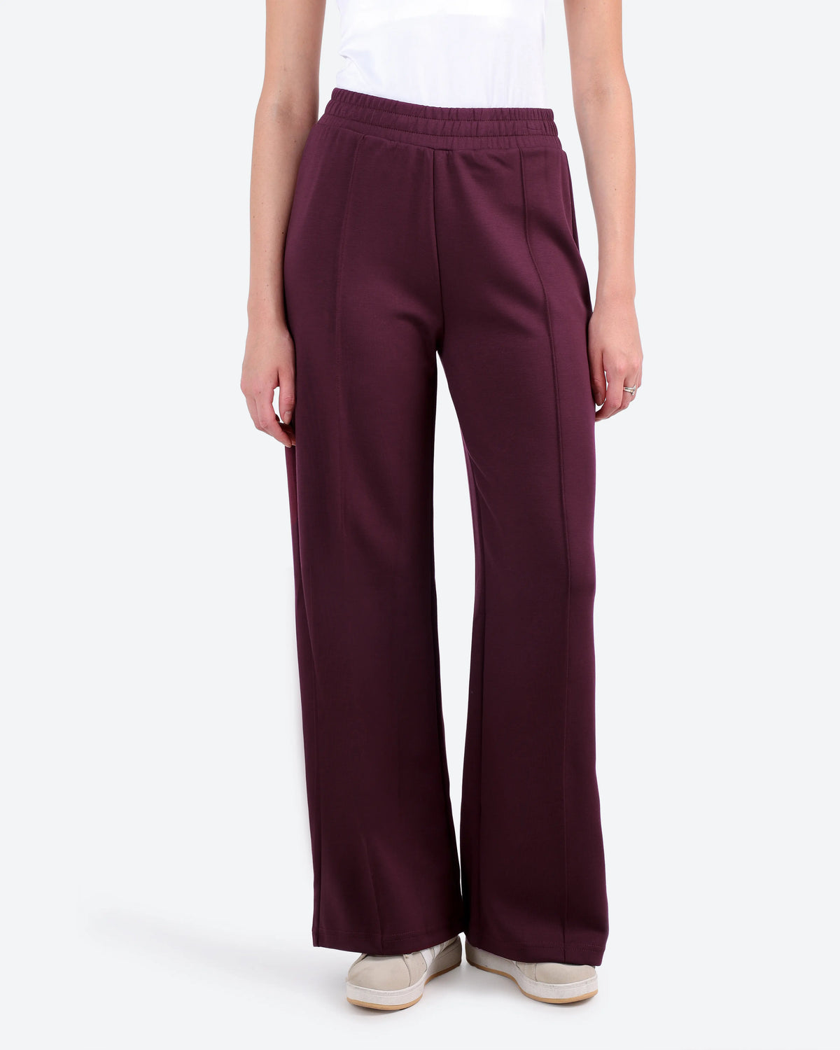 Women's Pleated Wide-Leg Pants
