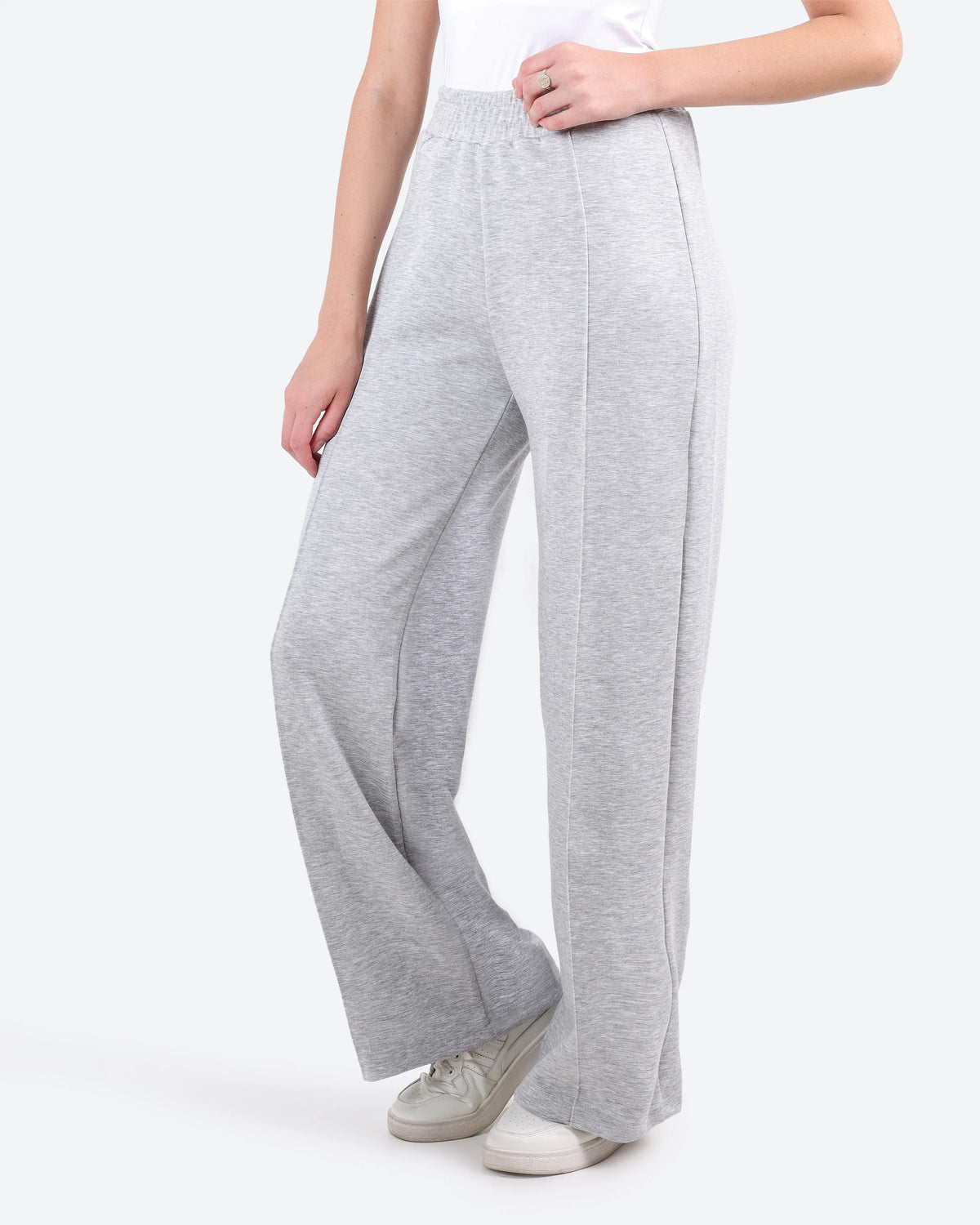 Women's Pleated Wide-Leg Pants