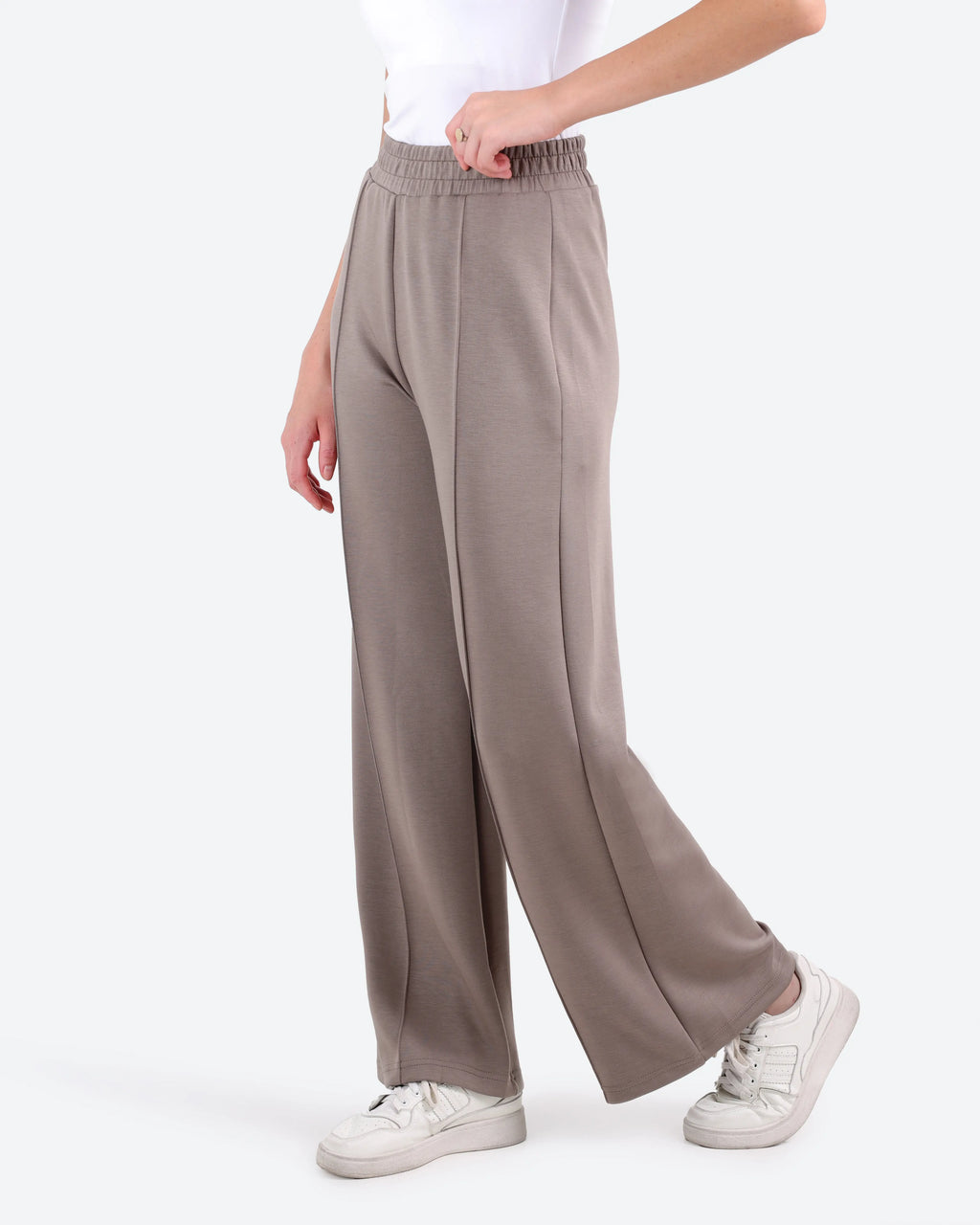 Women's Pleated Wide-Leg Pants