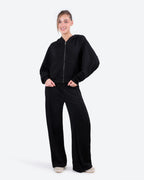 Women's Pleated Wide-Leg Pants